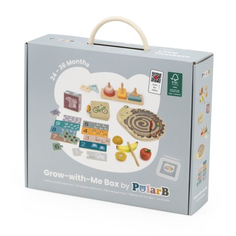 Viga Toys VIGA Zestaw Zabawek Edukacyjnych Pudełko Box od 24 miesiąca do 36 miesiąca