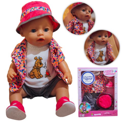 Woopie Royal WOOPIE ROYAL Kolorowe Ubranko dla Lalki Piesek Kurteczka Czapeczka 43-46 cm