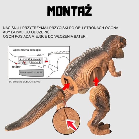 Woopie WOOPIE Dinozaur Zdalnie Sterowany RC Robot T-Rex