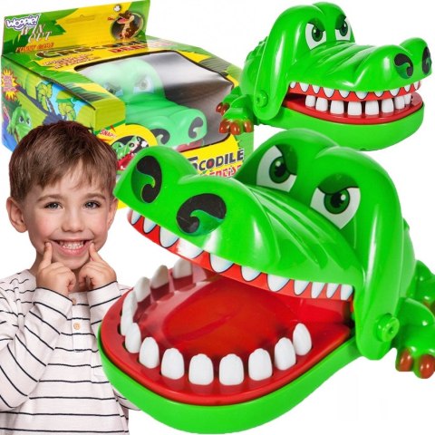 Woopie WOOPIE Gra Zręcznościowa Gryzący Krokodylek Chory Ząbek u Dentysty