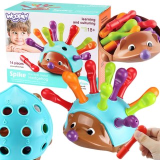 Woopie WOOPIE Gra Zręcznościowa Jeżyk Sorter Montessori Nauka Liczb i Kolorów 4w1