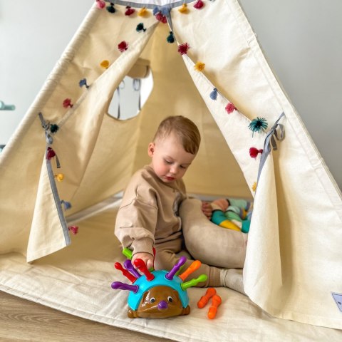 Woopie WOOPIE Gra Zręcznościowa Jeżyk Sorter Montessori Nauka Liczb i Kolorów 4w1