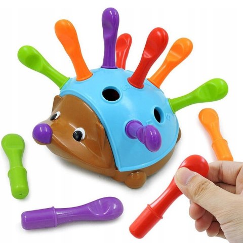 Woopie WOOPIE Gra Zręcznościowa Jeżyk Sorter Montessori Nauka Liczb i Kolorów 4w1