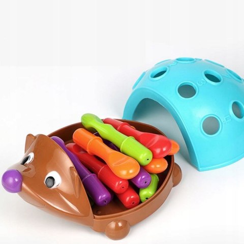 Woopie WOOPIE Gra Zręcznościowa Jeżyk Sorter Montessori Nauka Liczb i Kolorów 4w1