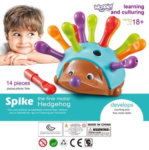 Woopie WOOPIE Gra Zręcznościowa Jeżyk Sorter Montessori Nauka Liczb i Kolorów 4w1