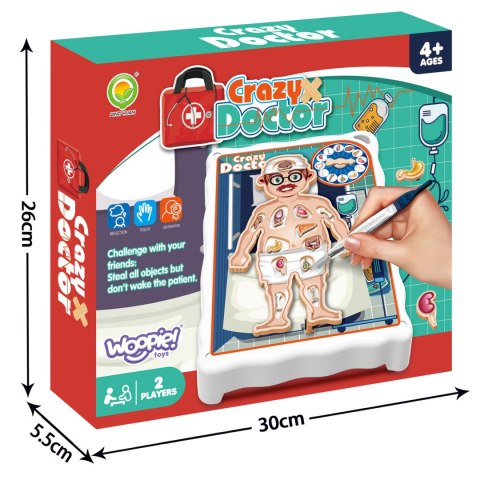 Woopie WOOPIE Gra Zręcznościowa Szalony Lekarz
