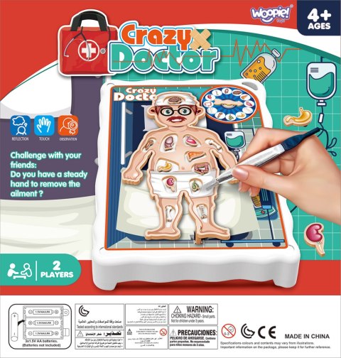 Woopie WOOPIE Gra Zręcznościowa Szalony Lekarz