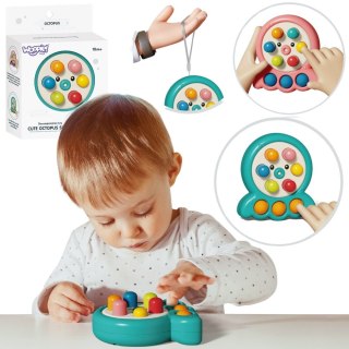 Woopie WOOPIE Gra Zręcznościowa Wbijanka Kreta Sznurek Ośmiornica Zielony 2w1