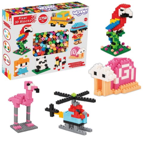 Woopie WOOPIE Klocki Konstrukcyjne 3D PIXEL 1750 el.