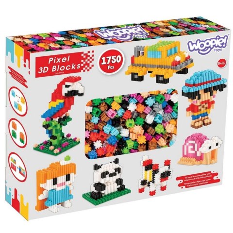 Woopie WOOPIE Klocki Konstrukcyjne 3D PIXEL 1750 el.