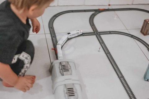 Woopie WOOPIE Kolejka Elektryczna Ogromny 914 cm Tor Most Tunel 86 el.