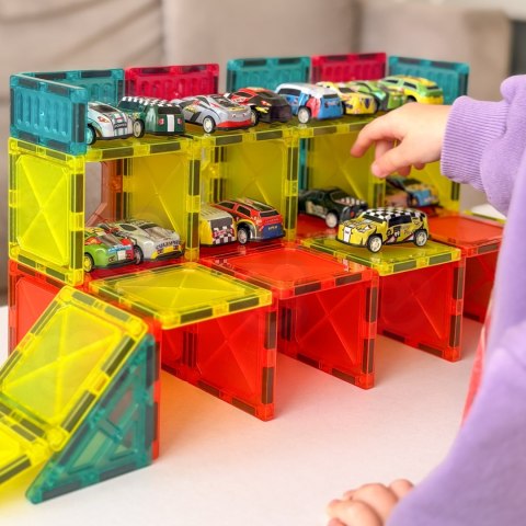 Woopie WOOPIE Magnetyczne Klocki Konstrukcyjne 7,5 cm Parking 112 el