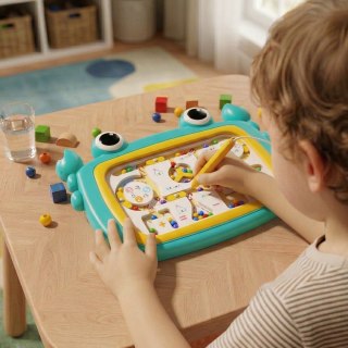 Woopie WOOPIE Tablica Magnetyczna Montessori Labirynt Krab Turkusowa