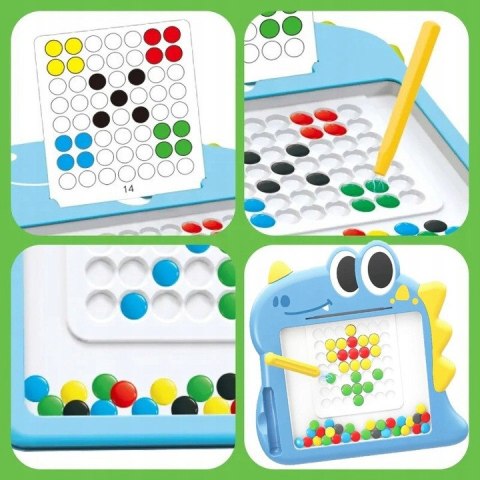 Woopie WOOPIE Tablica Magnetyczna dla Dzieci Montessori MagPad Dinozaur