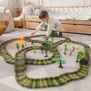 Woopie WOOPIE Tor Samochodowy XXL Dinozaury 240 el.