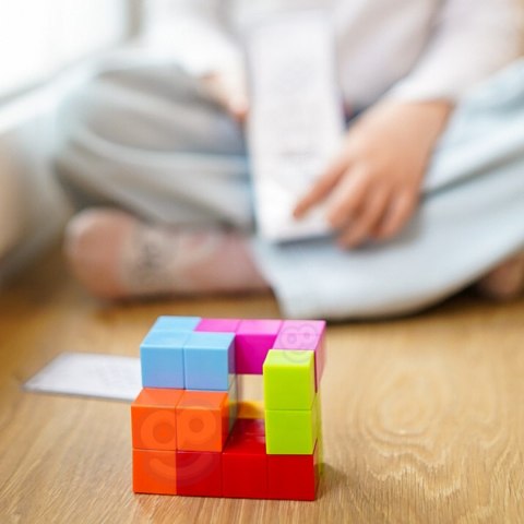 Woopie WOOPIE Układanka Kostka Tetris Z Zestawem Kart