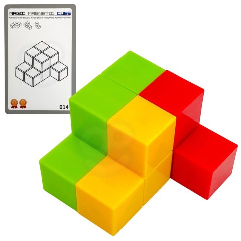 Woopie WOOPIE Układanka Kostka Tetris Z Zestawem Kart