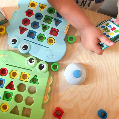Woopie WOOPIE Układanka Montessori Dinozaur Gra Zręcznościowa Dopasuj Kształty