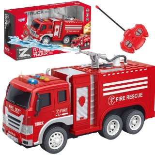 Woopie WOOPIE Zdalnie Sterowane Auto Wóz Strażacki RC Funkcja Pryskania Wodą