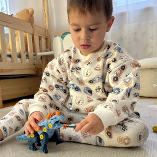 Woopie WOOPIE Zestaw Dinozaury do Skręcania 3 szt. Zestaw Konstrukcyjny w Pudełku + Wiertarka i Śrubokręt