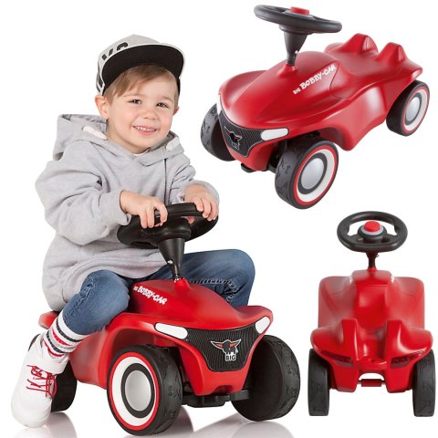 Big BIG Czerwony jeżdzik Bobby Car Neo Red