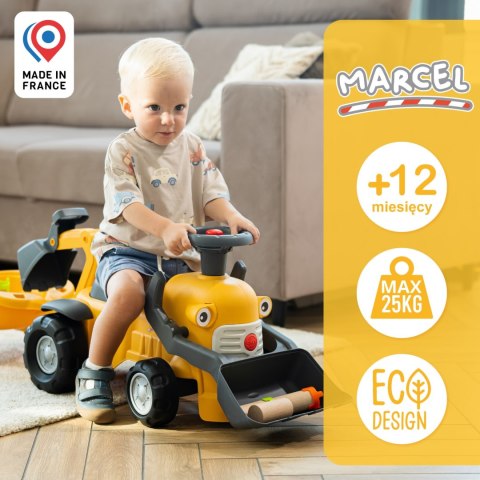FALK FALK Chodzik Jeździk Koparka Marcel z Przyczepką