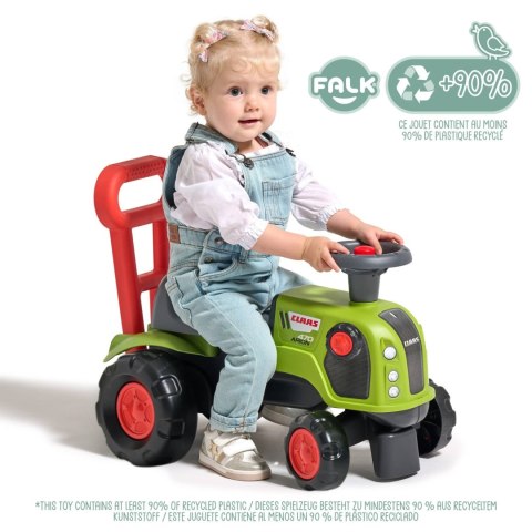 FALK FALK Jeździk Traktor Pchacz Baby Claas Arion 470 z Klaksonem