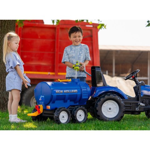 FALK FALK Przyczepa Cysterna Beczkowóz z Kranem New Holland Niebieska 3-7 Lat