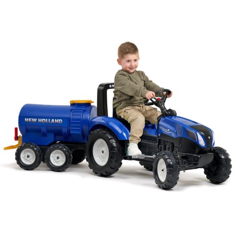 FALK FALK Przyczepa Cysterna Beczkowóz z Kranem New Holland Niebieska 3-7 Lat