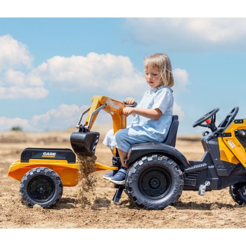 FALK FALK Traktor na Pedały Case CE z Koparką Ładowarką i Przyczepą 3-7 lat