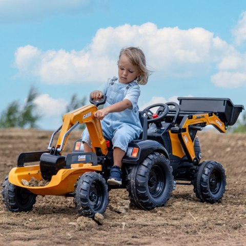FALK FALK Traktor na Pedały Case CE z Koparką Ładowarką i Przyczepą 3-7 lat