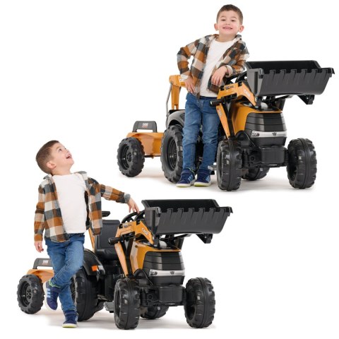 FALK FALK Traktor na Pedały Case CE z Koparką Ładowarką i Przyczepą 3-7 lat