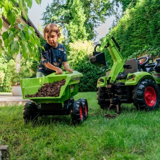 FALK FALK Traktor na Pedały Claas Axos 330 z Koparką i Przyczepą 3-7 lat