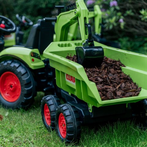 FALK FALK Traktor na Pedały Claas Axos 330 z Koparką i Przyczepą 3-7 lat