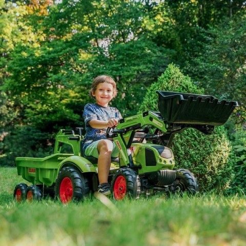 FALK FALK Traktor na Pedały Claas Axos 330 z Koparką i Przyczepą 3-7 lat