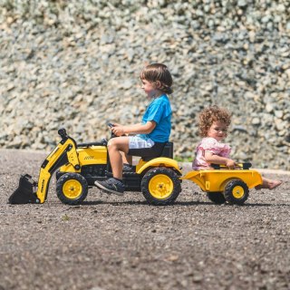 FALK FALK Traktor na Pedały Koparka Komatsu z Przyczepą i Łyżką 2-5 Lat