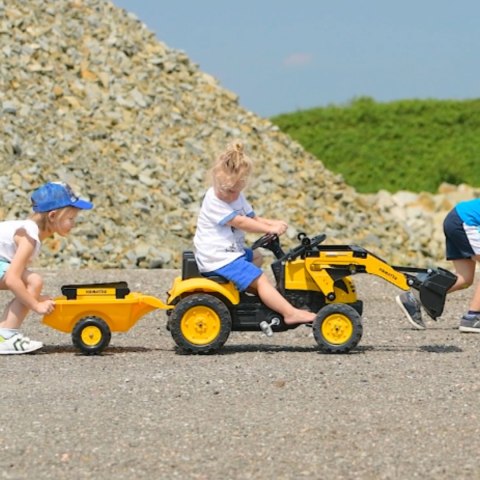 FALK FALK Traktor na Pedały Koparka Komatsu z Przyczepą i Łyżką 2-5 Lat