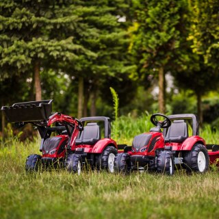 FALK FALK Traktor na Pedały Valtra S4 z Łyżką i Przyczepą 3-7 lat