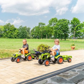 FALK FALK Traktor na Pedały z Ładowarką i Przyczepą Claas 2-5 lat