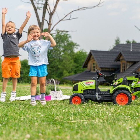 FALK FALK Traktor na Pedały z Ładowarką i Przyczepą Claas 2-5 lat