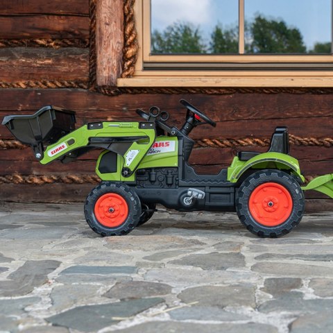 FALK FALK Traktor na Pedały z Ładowarką i Przyczepą Claas 2-5 lat