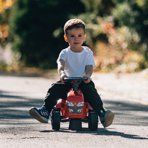 FALK FALK Traktorek Baby Massey Ferguson Czerwony z Przyczepką + akc. od 1-3 lat