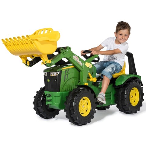 Rolly Toys RollyX-Trac Premium John Deere Traktor na Pedały Łyżka Ciche Koła 3-10 Lat do 50kg Rolly Toys - Zielony