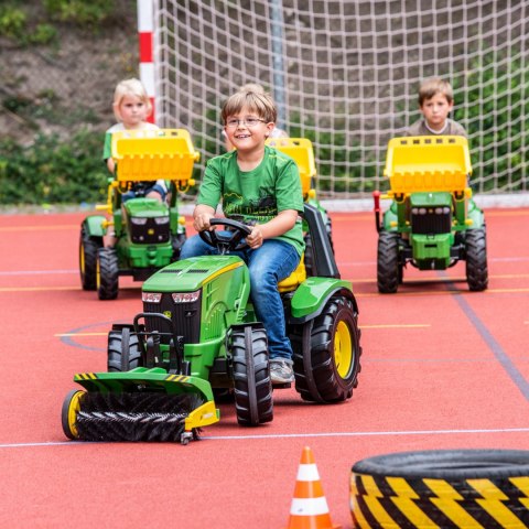 Rolly Toys RollyX-Trac Premium John Deere Traktor na Pedały Łyżka Ciche Koła 3-10 Lat do 50kg Rolly Toys - Zielony