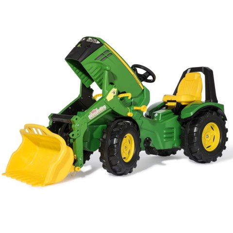 Rolly Toys RollyX-Trac Premium John Deere Traktor na Pedały Łyżka Ciche Koła 3-10 Lat do 50kg Rolly Toys - Zielony