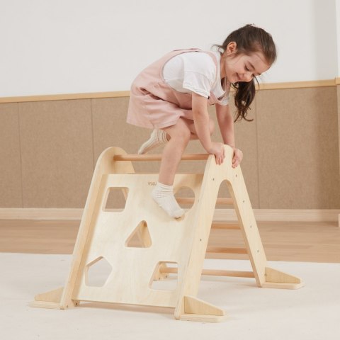 Viga Toys VIGA Drewniana Drabinka Pikler Trójkąt Wspinaczkowy Montessori