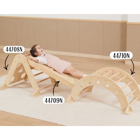 Viga Toys VIGA Drewniana Drabinka Pikler Trójkąt Wspinaczkowy Montessori