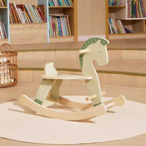 Viga Toys VIGA Drewniany Konik na Biegunach