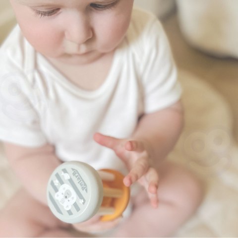 Viga Toys VIGA POLARB Drewniana Grzechotka Sesnsoryczna Piłka Montessori Niemowląt 0+