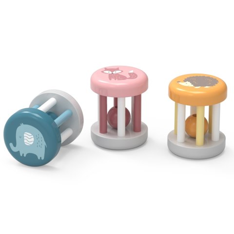 Viga Toys VIGA POLARB Drewniana Grzechotka Sesnsoryczna Piłka Montessori Niemowląt 0+